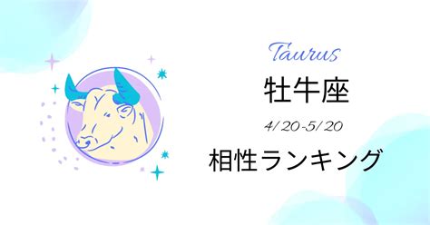 牡牛座（おうし座）と相性のいい星座・悪い星座ラン。